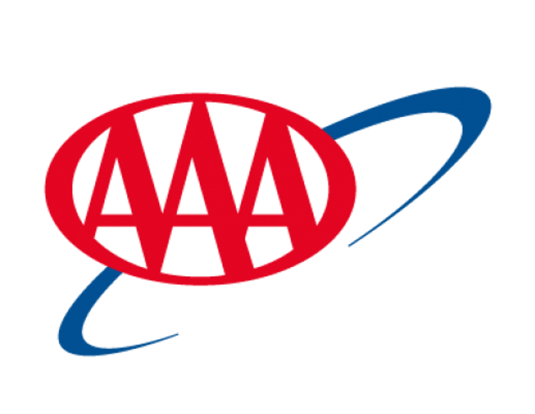 AAA Logo in Red and Blue on a Transparent Background