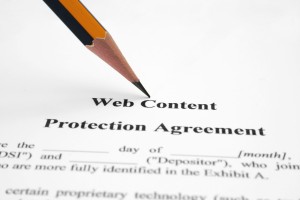 Web content protection agreement.