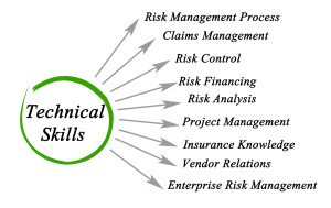 A diagram showing the different types of technical skills.