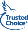 The trusted choice logo on a white background.